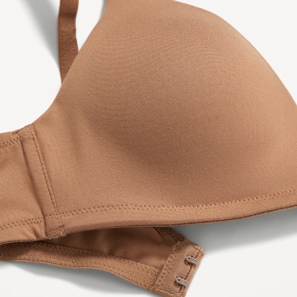 42DD • Old Navy • Wireless Full-Coverage Molded Bra - Cocoa mocha - Picture 5 of 6